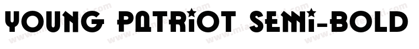 Young Patriot Semi-Bold Italic字体转换
